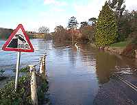 Severn in Flood at Arley